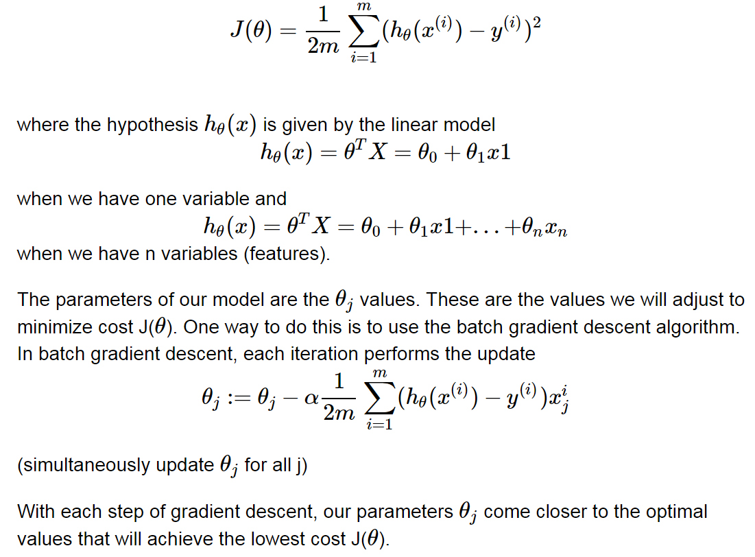 multiple linear regression gradient descent