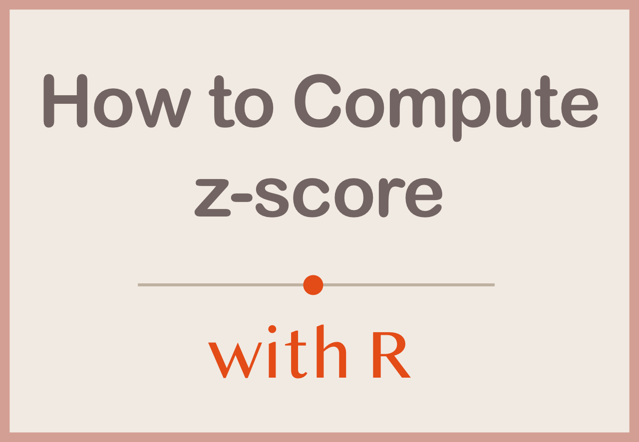 compute z score compute z score